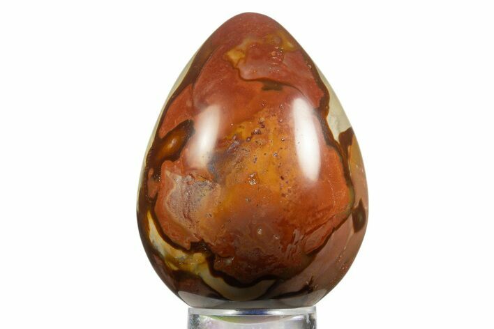 Polished Polychrome Jasper Egg - Madagascar #331742